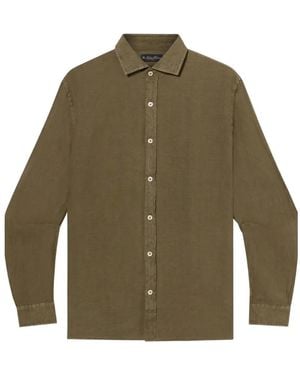 Brooks Brothers Slim-Fit Spread-Collar Shirt - Green