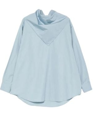 Ami Paris Hemd Mit Bandana-Kragen - Blau