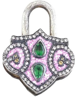 Sevan Bıçakçı Sterling Diamond Padlock Pendant - White