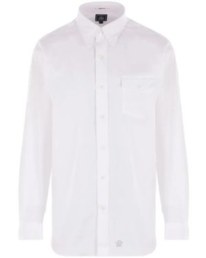 J.Press Pocket Oxford Shirt - White