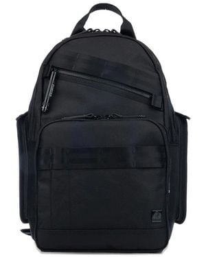 Porter International Logo-Patch Backpack - Blue