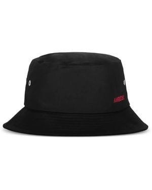 Ambush Logo-Detail Bucket Hat - Black