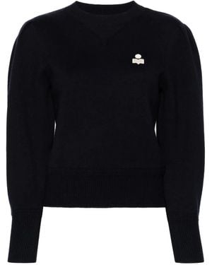Isabel Marant Kelaya パフスリーブ セーター - ブルー
