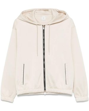 Eleventy Zip-Up Hoodie - Natural