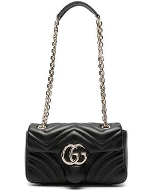 Gucci Gg Marmont Small Shoulder Bag - Bianco