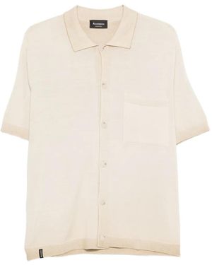 AROVESCIO Pocket Short-Sleeve Shirt - White