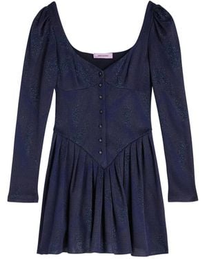 MACCAPANI Ballerina Pleated Dress - Blue