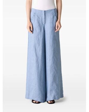 Twp Demie Wide-Leg Trousers - Blue