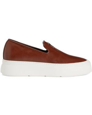 Giuseppe Zanotti Gz Mike Slip-On Trainers - Brown