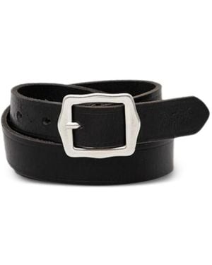 Levi's Ceinture En Cuir À Boucle - Black