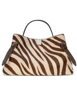 Yuzefi Gyoza Zebra-Print Tote Bag - Natural
