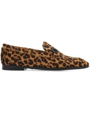 Ferragamo Gancini Loafers - Brown