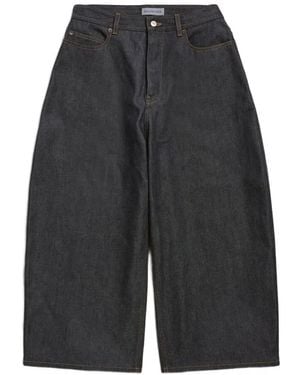 Balenciaga Jean À Passants De Ceinture - Blue