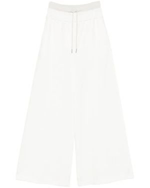 Panicale Drawstring Wide-Leg Pants - White