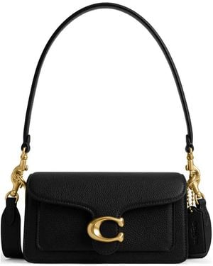 COACH Tabby Leather Shoulder Bag - Black