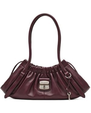 Marc Jacobs Christina Satchel Bag - Purple