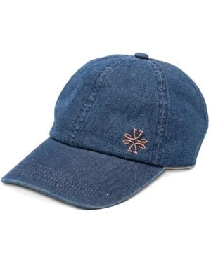 Jacob Cohen Embroidered Baseball Cap - Blue