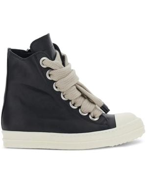 Rick Owens Eyelet Lace-Up Trainers - Black