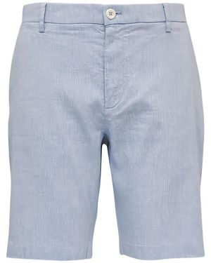 Dek Short À Effet Délavé - Bleu