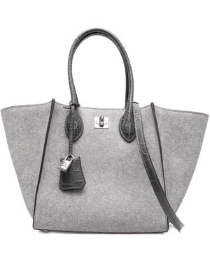 Ermanno Scervino Sac Porté Épaule Maggie Médium - Gris