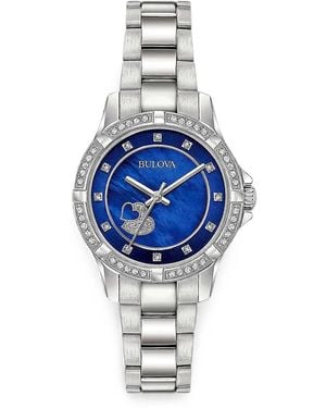 Bulova Classic 30Mm Watch - Blue