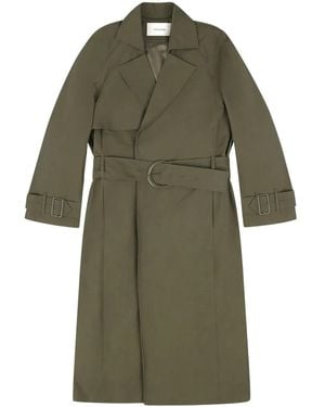 Entire studios Goodman Trench Coat - Green