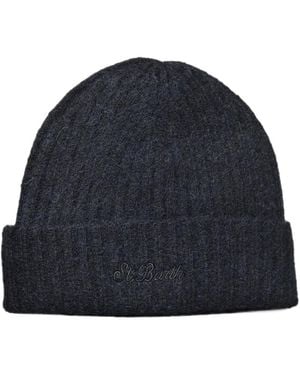MC2 Saint Barth Alpaca Wengen Beanie - Blue