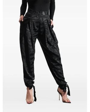 Tessitura Pantalones Ajustados - Negro