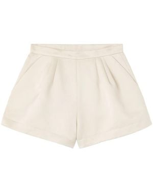 AZ FACTORY Helleborus High-Waist Shorts - Natural