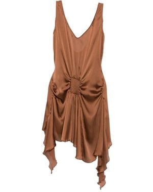 Siedres Ruffled Dress - ブラウン