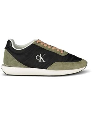 Calvin Klein 1979 Signature Logo Runner Trainers - Green
