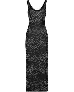 Philipp Plein Iris Maxi Dress - Black