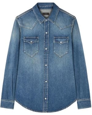 Alanui Camicia Denim - Blu
