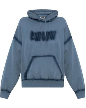 AVAVAV Drawstring Hoodie - Blue