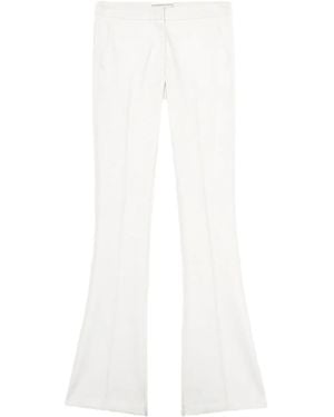 Blumarine Twill Trousers - White