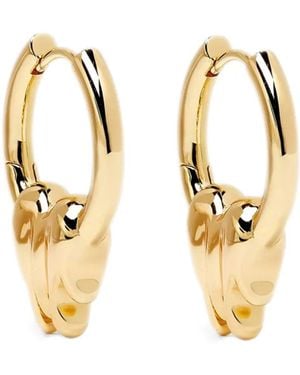 Yoj Loff It Maxi Hoops Earrings - Metallic