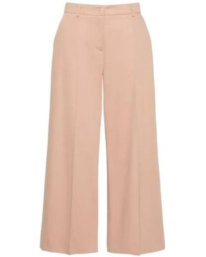 Weekend by Maxmara Satin-Finish Trousers - White