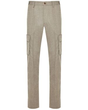 Corneliani ストレート カーゴパンツ - グレー