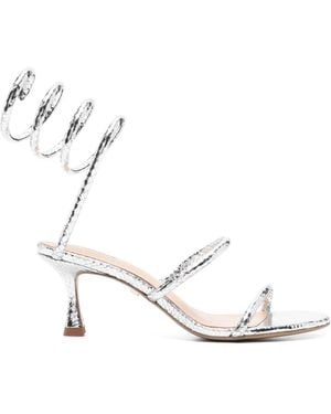 Lola Cruz 70Mm Greta Sandals - White