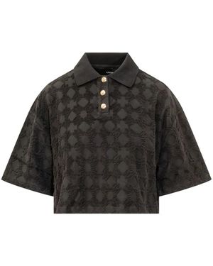 Amiri Ma Quad ポロシャツ - ブラック