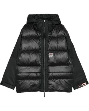 Maison Kitsuné X Nanga Quilted Puffer Jacket - Black