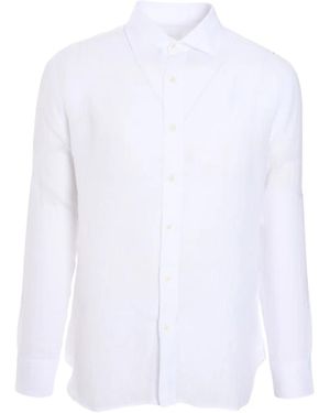 120% Lino Linen Shirt - White