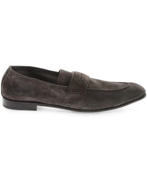 ZEGNA L'Asola Suede Loafers - Grey
