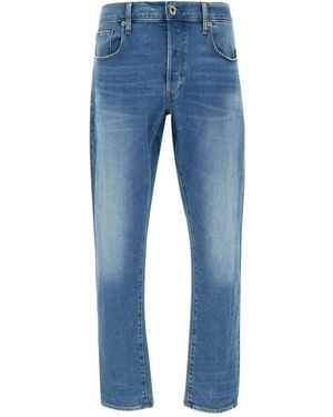 G-Star 3301 Five-Pocket Logo Jeans - Blue