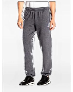 Champion Elastic-Waistband Track Trousers - Grey