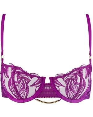 Aubade Into The Groove Bh Mit Stickerei - Lila