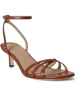 Ralph Lauren Leather Sandals - Brown