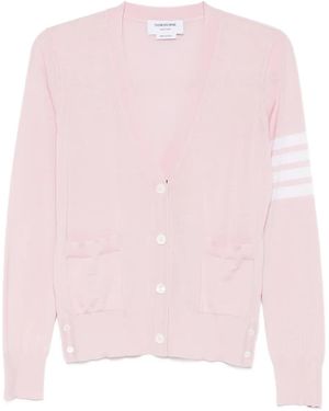 Thom Browne Pull À Rayures - Rose