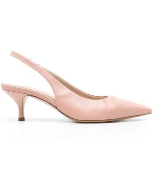 Fabiana Filippi 55Mm Ruched-Detailed Court Shoes - Pink
