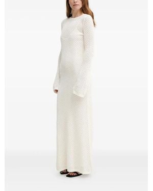 Herskind Open-Back Bell-Sleeve Maxi Dress - White